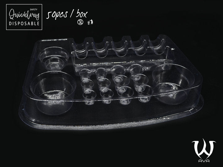 Quick Tray Ink Cups Disposable - 50 pieces
