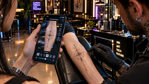 AR Tattoo Stenciling, Scale It, and Explore Before You Get the Tattoo