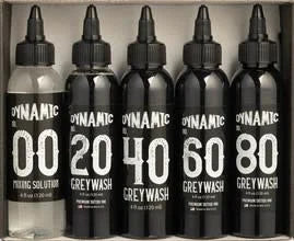 Dynamic Gray wash 5 bottles Set (4 oz)