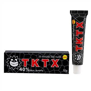 Black TKTX Tattoo Numbing Cream (Before Tattoing)