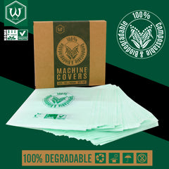 Biodegradable Machine Covers 130mmx140mm (100)