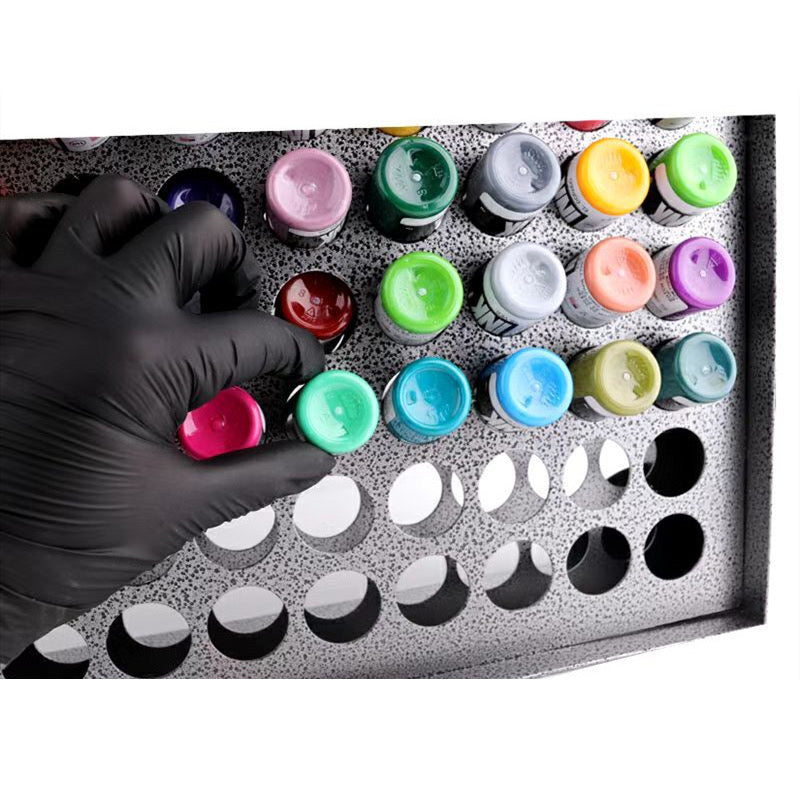 Metal Vertical ink bottle Tray for 78 bottles of 1oz/30ml of ink.