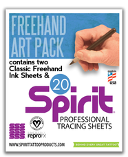 Spirit FREEHAND Art PACK for 20 Tranfer Tracing sheets