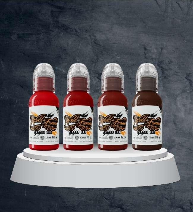 World Famous 4 bottle Mak's RED Blood Set 1oz PAST BEST BY SALE